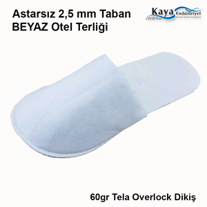 OTEL TERLĞİ 2,5 mm Taban Overlock Baskısız