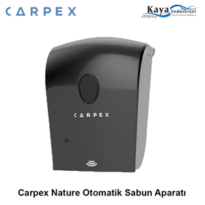 Carpex Nature Sensörlü  Siyah Köpük Sabun Aparatı
