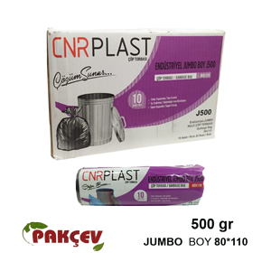 CNRPLAST 500gr Endüstriyel Jumbo Çöp Poşeti 80*110