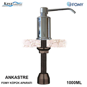 FOMY ANKASTRE Krom Dispenser 1000ML
