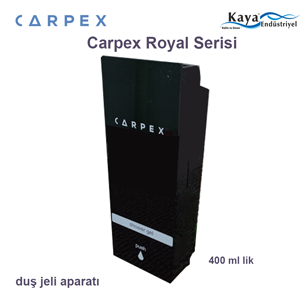 Carpex Royal Duş Jeli Dispenseri SİYAH 400 ml