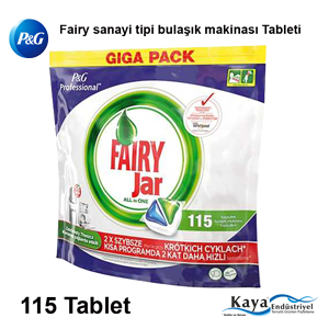 Fairy Jar 115 Endüstriyel Bulaşık Makinesi Tableti