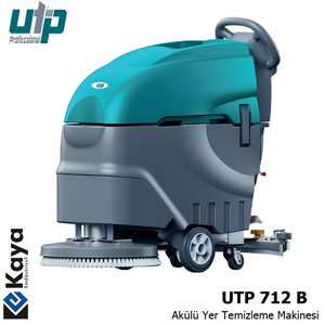 UTP712 B Akülü Yer Temizleme Makinesi
