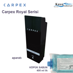Carpex Royal Köpük Sabun Dispenseri SİYAH 400 ml