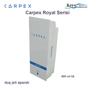 Carpex Royal Duş Jeli Dispenseri Beyaz 400 ml