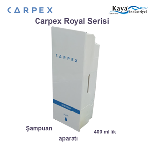 Carpex Royal Şampuan Dispenseri Klasik Beyaz 400 ml