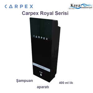 Carpex Royal Şampuan Dispenseri Klasik siyah 400 ml